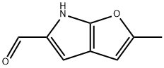 6H-Furo[2,3-b]pyrrole-5-carboxaldehyde, 2-methyl- (9CI) 구조식 이미지
