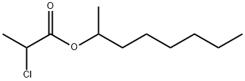 Octan-2-yl 2-chloropropanoate Structure