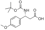 Boc-beta-(R)-4-methoxyphenylalanine Structure