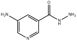 3-Pyridinecarboxylicacid,5-amino-,hydrazide(9CI) Structure