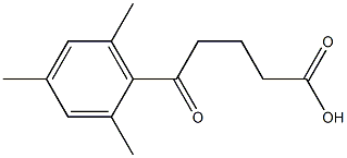 5-(2,4,6-트리메틸페닐)-5-옥소발레리산 구조식 이미지