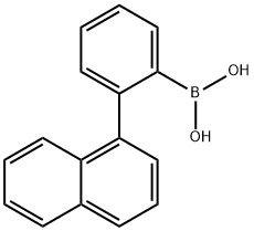 2-(naphthalen-1-yl)phenylboronic acid 구조식 이미지