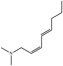 2,4-Octadien-1-amine,N,N-dimethyl-,(2Z,4E)-(9CI) Structure