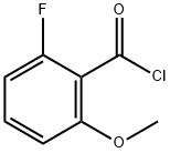 2-Fluoro-6-methoxybenzoyl chlorid Structure
