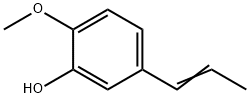 2-methoxy-5-(1-propenyl)phenol Structure