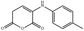 2H-Pyran-2,6(3H)-dione, 5-[(4-methylphenyl)amino]- (9CI) 구조식 이미지