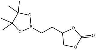 2-(1,3-DIOXOLAN-2-ON-4-YL)-1-에틸보론산피나콜에스테르 구조식 이미지