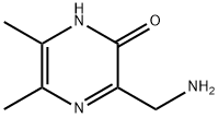 2(1H)-Pyrazinone, 3-(aminomethyl)-5,6-dimethyl- (9CI) Structure