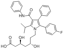 (3S,5S)-Atorvastatin sodium salt Structure