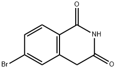 6-Bromoisoquinoline-1,3(2H,4H)-dione 구조식 이미지