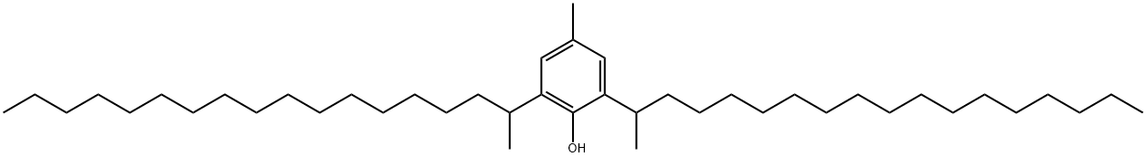 2,6-bis(1-methylheptadecyl)-p-cresol Structure