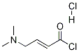 (E)-4-(디메틸아미노)부트-2-에노일클로라이드(염산염) 구조식 이미지
