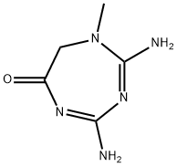 6H-1,3,5-Triazepin-6-one, 2,4-diamino-1,7-dihydro-1-methyl- (9CI) Structure