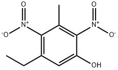 Phenol, 5-ethyl-3-methyl-2,4-dinitro- (9CI) Structure