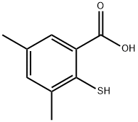 Benzoic acid, 2-Mercapto-3,5-diMethyl- Structure