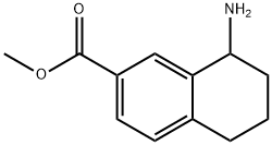 2-Naphthalenecarboxylicacid,8-amino-5,6,7,8-tetrahydro-,methylester(9CI) Structure