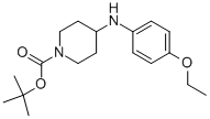 1-BOC-4-[(4-ETHOXYPHENYL)AMINO]-PIPERIDINE 구조식 이미지