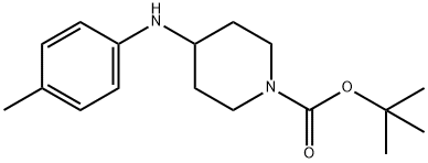 1-BOC-4-[(4-METHYLPHENYL)AMINO]-PIPERIDINE Structure