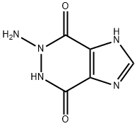 1H-Imidazo[4,5-d]pyridazine-4,7-dione,  5-amino-5,6-dihydro-  (9CI) 구조식 이미지