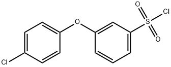 4-Chloro-3'-(chlorosulphonyl)diphenyl ether Structure