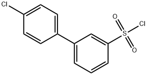 3-(4-chlorophenyl)benzenesulfonyl chloride Structure