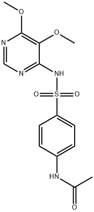 N(4)-acetylsulfadoxine Structure
