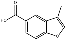 3-METHYLBENZOFURAN-5-CARBOXYLIC ACID Structure