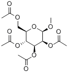Methyl 2,3,4,6-Tetra-O-acetyl-b-D-mannopyranoside Structure