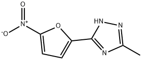 3-Methyl-5-(5-nitro-2-furanyl)-1H-1,2,4-triazole Structure