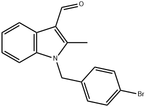 1-(4-BROMOBENZYL)-2-METHYL-1H-INDOLE-3-CARBALDEHYDE Structure