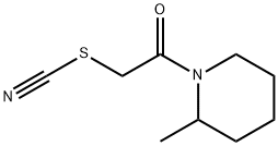 Thiocyanic acid, 2-(2-methyl-1-piperidinyl)-2-oxoethyl ester (9CI) Structure