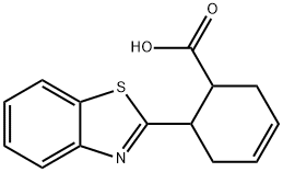 6-(1,3-BENZOTHIAZOL-2-YL)CYCLOHEX-3-ENE-1-CARBOXYLIC ACID Structure