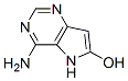 5H-Pyrrolo[3,2-d]pyrimidin-6-ol, 4-amino- (9CI) Structure