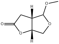 (3aS,6aR)-Tetrahydro-4-methoxyfuro[3,4-b]furan-2(3H)-one 구조식 이미지