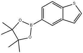 2-(1-BENZOTHIOPHEN-5-YL)-4,4,5,5-TETRAMETHYL-1,3,2-DIOXABOROLANE Structure