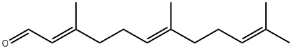 (2E,6E)-3,7,11-trimethyldodeca-2,6,10-trienal Structure