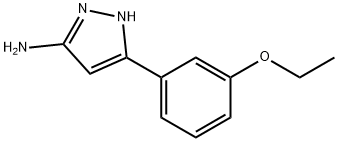 1H-Pyrazol-3-amine,5-(3-ethoxyphenyl)-(9CI) 구조식 이미지