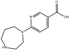 4-(5-CARBOXY-PYRIDIN-2-YL)-[1,4]DIAZEPANE-1-CARBOXYLIC ACID TERT-BUTYL ESTER Structure