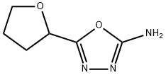 5-(tetrahydro-2-furanyl)-1,3,4-oxadiazol-2-amine(SALTDATA: FREE) Structure