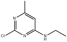 (2-Chloro-6-methyl-pyrimidin-4-yl)-ethyl-amine 구조식 이미지