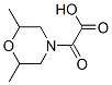 4-Morpholineacetic  acid,  2,6-dimethyl--alpha--oxo- Structure