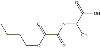 Acetic  acid,  [(butoxyoxoacetyl)amino]hydroxy-  (9CI) Structure