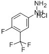 (4-FLUORO-3-TRIFLUOROMETHYL-PHENYL)-하이드라진염화물 구조식 이미지