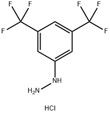 3,5-Bis(trifluoromethyl)phenylhydrazine hydrochloride 구조식 이미지
