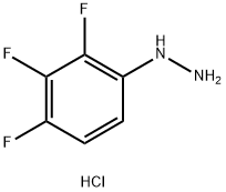 2,3,4-TRIFLUOROPHENYLHYDAZINE HYDROCHLORIDE Structure