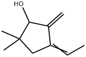 시클로펜탄올,4-에틸리덴-2,2-디메틸-5-메틸렌-(9CI) 구조식 이미지