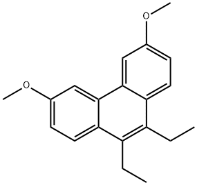 9,10-디에틸-3,6-디메톡시페난트렌 구조식 이미지
