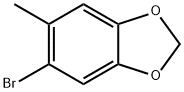 5-브로모-6-메틸-1,3-벤조디옥솔 구조식 이미지