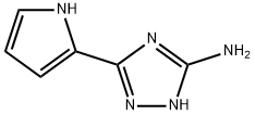 1H-1,2,4-Triazol-3-amine, 5-(1H-pyrrol-2-yl)- (9CI) Structure