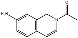 7-Isoquinolinamine,  2-acetyl-1,2-dihydro-  (9CI) Structure